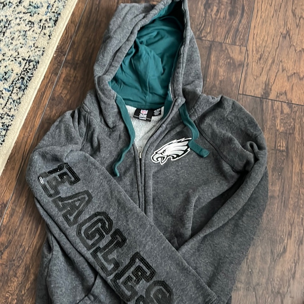 womens eagles apparel zip up
